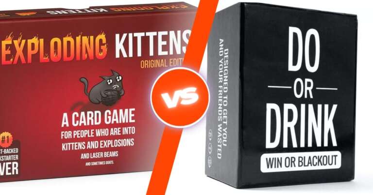 Exploding kittens vs do or drink